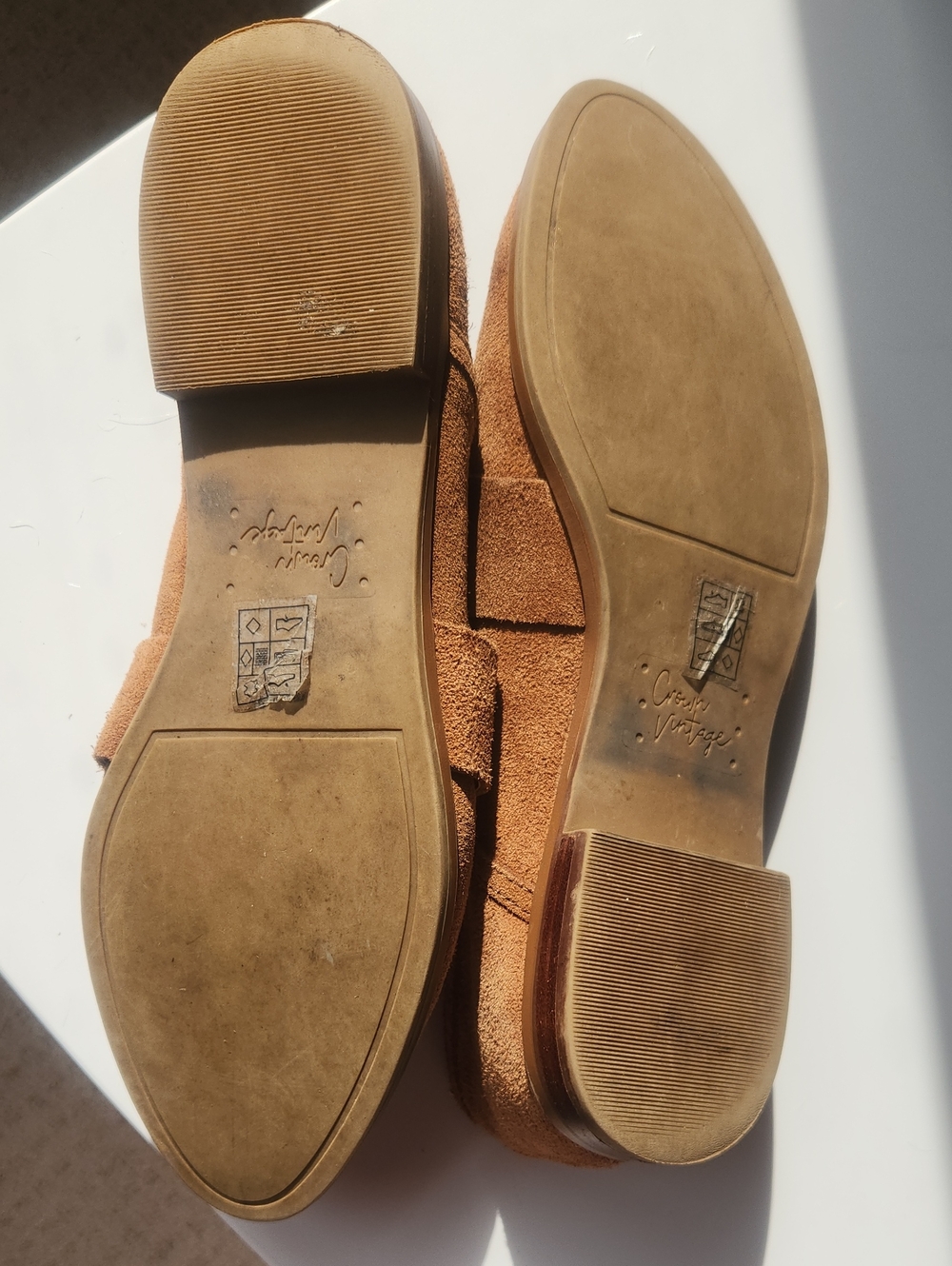 Crown LadiesTan Suede Slip-On Loafers - Picture 6 of 6
